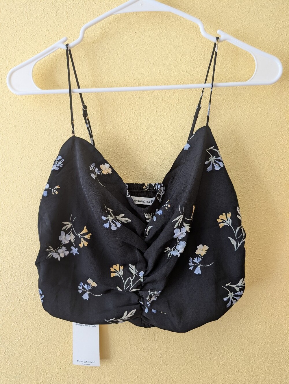 Abercrombie NWT Crop Top Floral Shirt Size Med